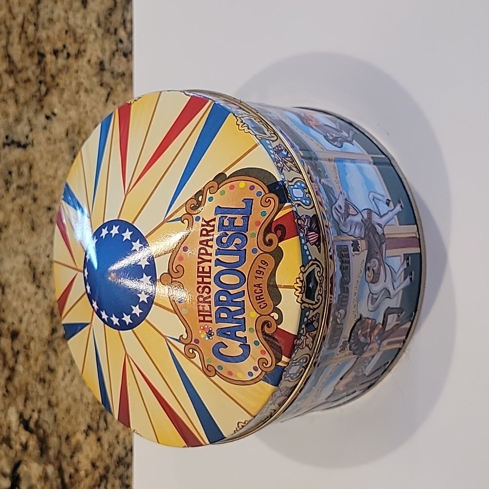 Vintage Hershey Park Carousel canister